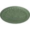 Ekena Millwork Raymond Ceiling Medallion (Fits Canopies up to 5 3/8"), Hand-Painted Athenian Green, 18"OD x 1 1/4"P CM18RA2AGF - alternate 2
